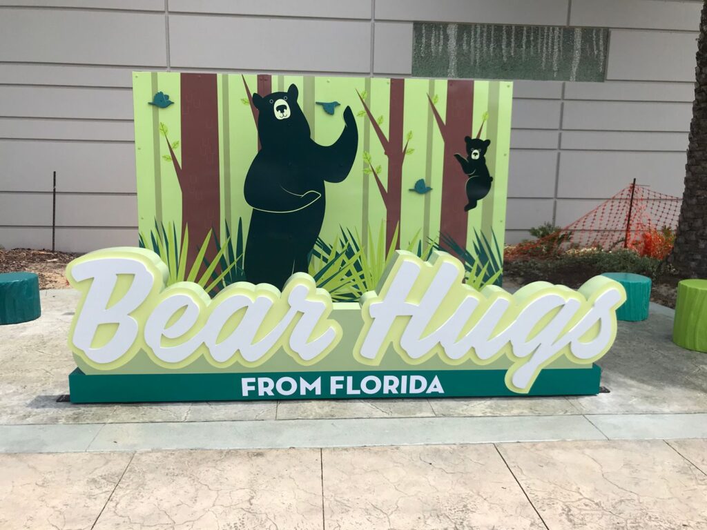 Custom trade show booths bear hugs
