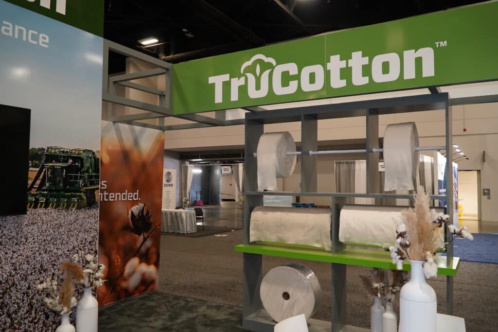TruCotton Booth Lauge