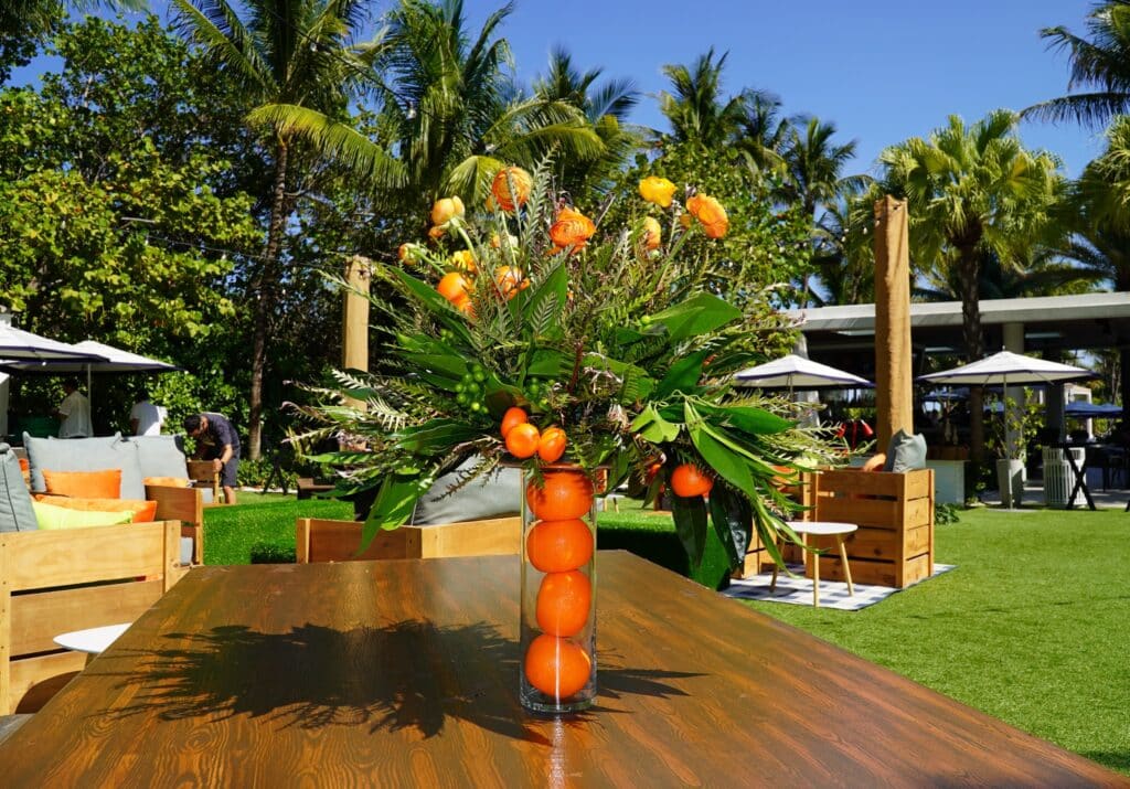 Orange Fruit Centerpiece